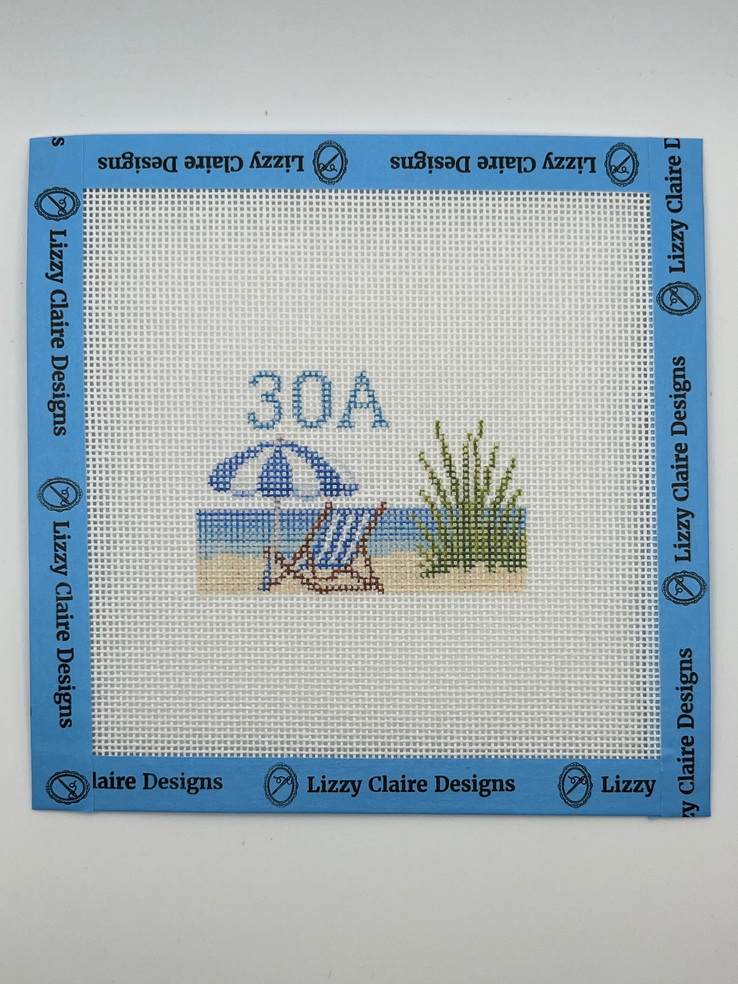 30A - Luggage Tag Size - 18 Mesh - 6 x 6 - Needlepoint Canvas