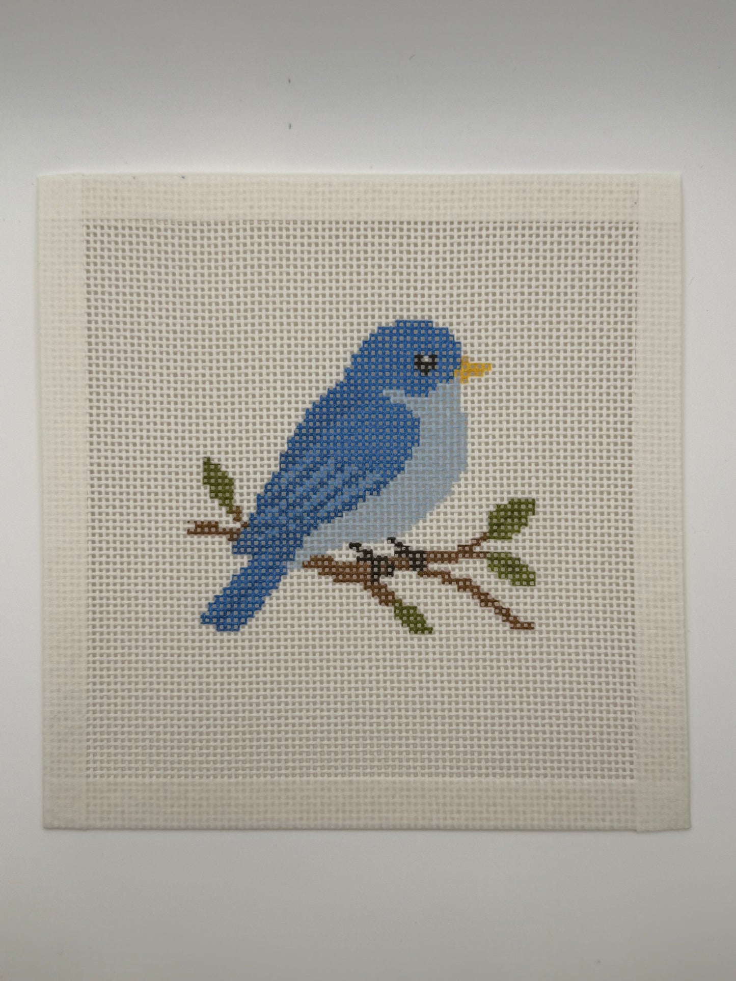 Bluebird - 13 mesh - 7 x 7 - Needlepoint Canvas