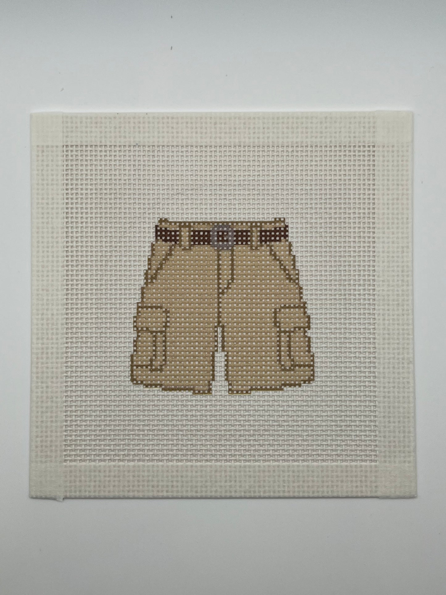 Cargo Shorts - 13 mesh - 6 x 6 - Needlepoint Canvas