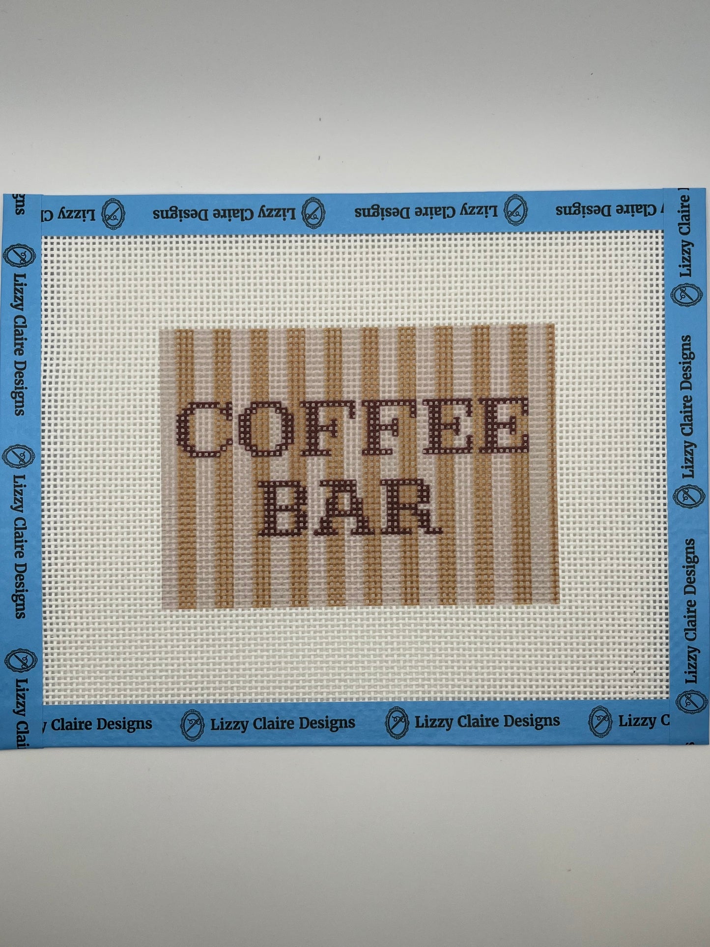 Coffee Bar - 13 mesh - 9x7 - Needlepoint Canvas