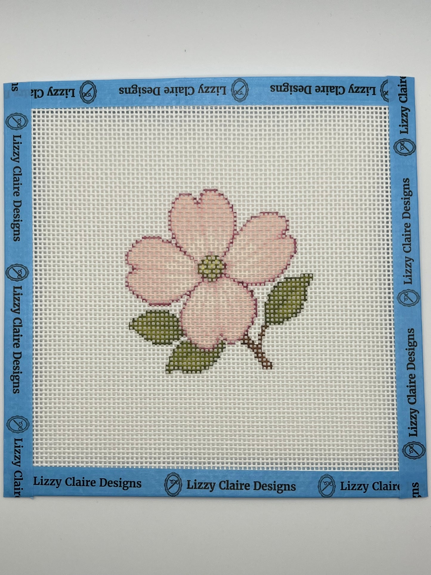 Dogwood Flower - 13 mesh - 7 x 7 - Needlepoint Canvas