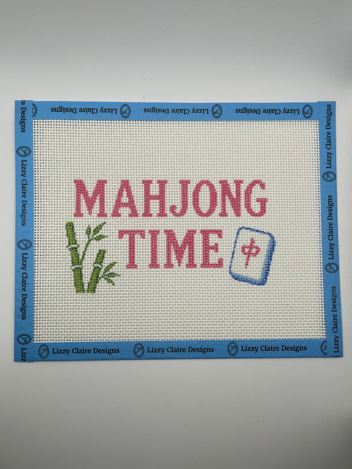 Mahjong Time - 13 mesh - 9 x 7- Needlepoint Canvas