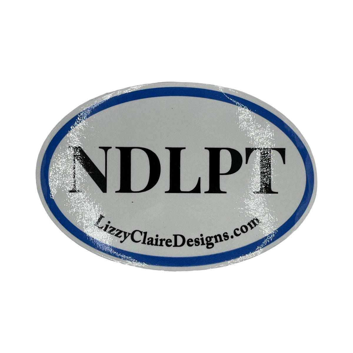 NDLPT Car Decal - 4 x 6 inch oval - Lizzy Claire Designs