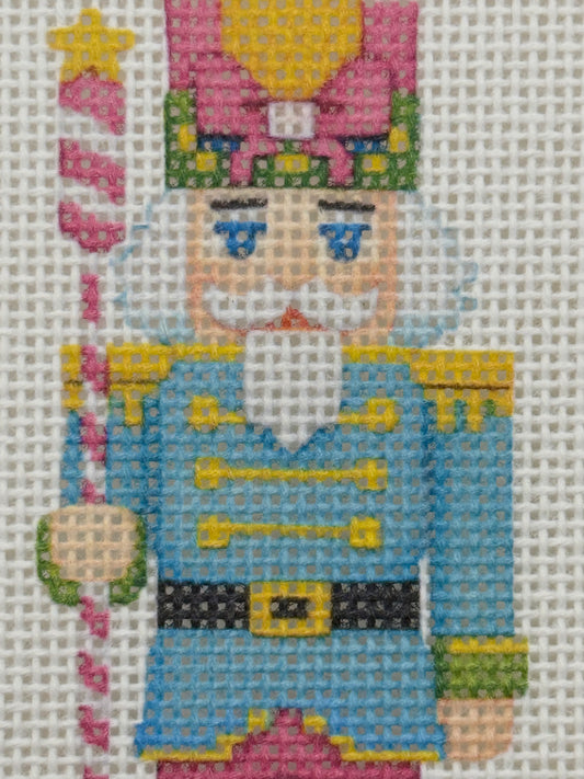 Lizzy Claire's Happy Neighborhood Nutcracker - 13 mesh - 6 x 10 - Needlepoint Canvas