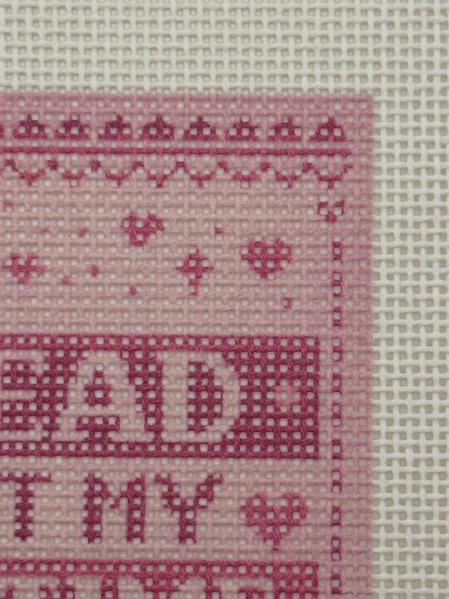 I Read Past My Bedtime (with images) - 13 mesh - 7 x 9 - Needlepoint Canvas