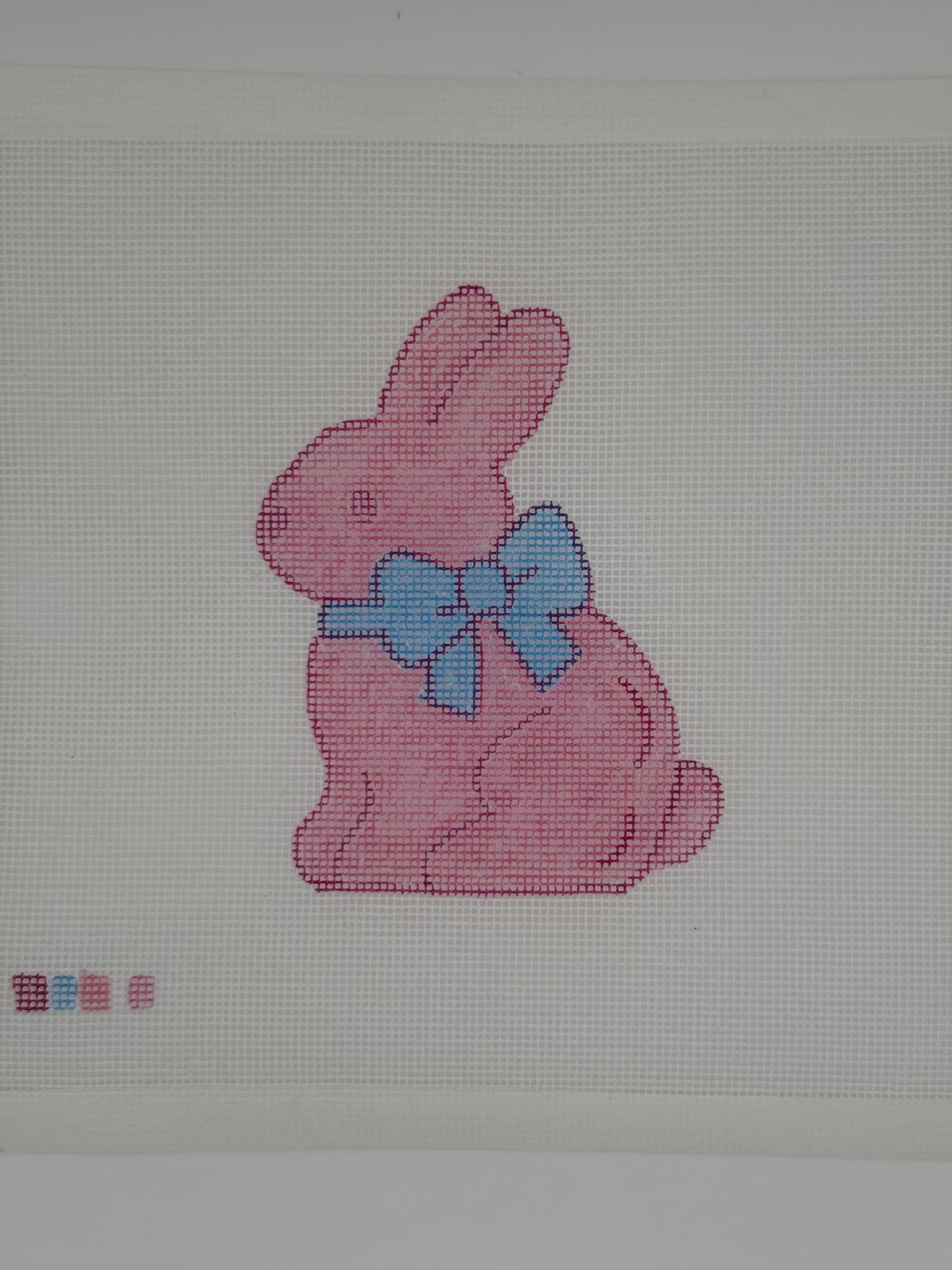 Pink Rabbit Canvas