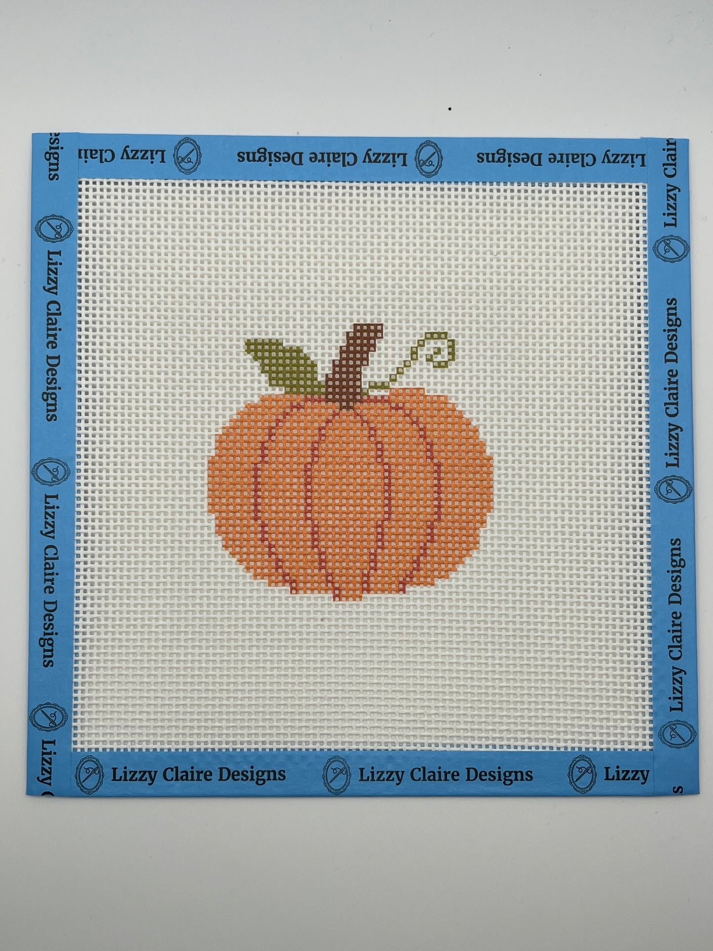 Pumpkin - 13 mesh - 7 x 7 - Needlepoint Canvas