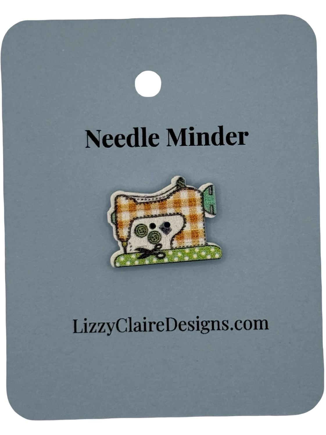 Sewing Machine Needle Minder (Green Base)