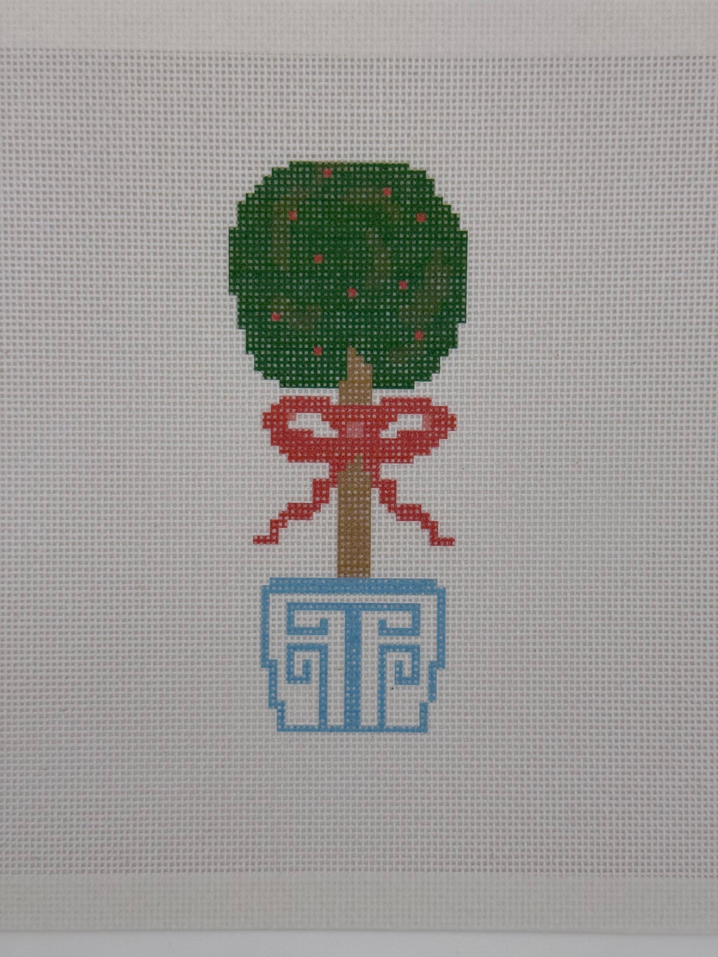 Topiary Needlepoint Canvas