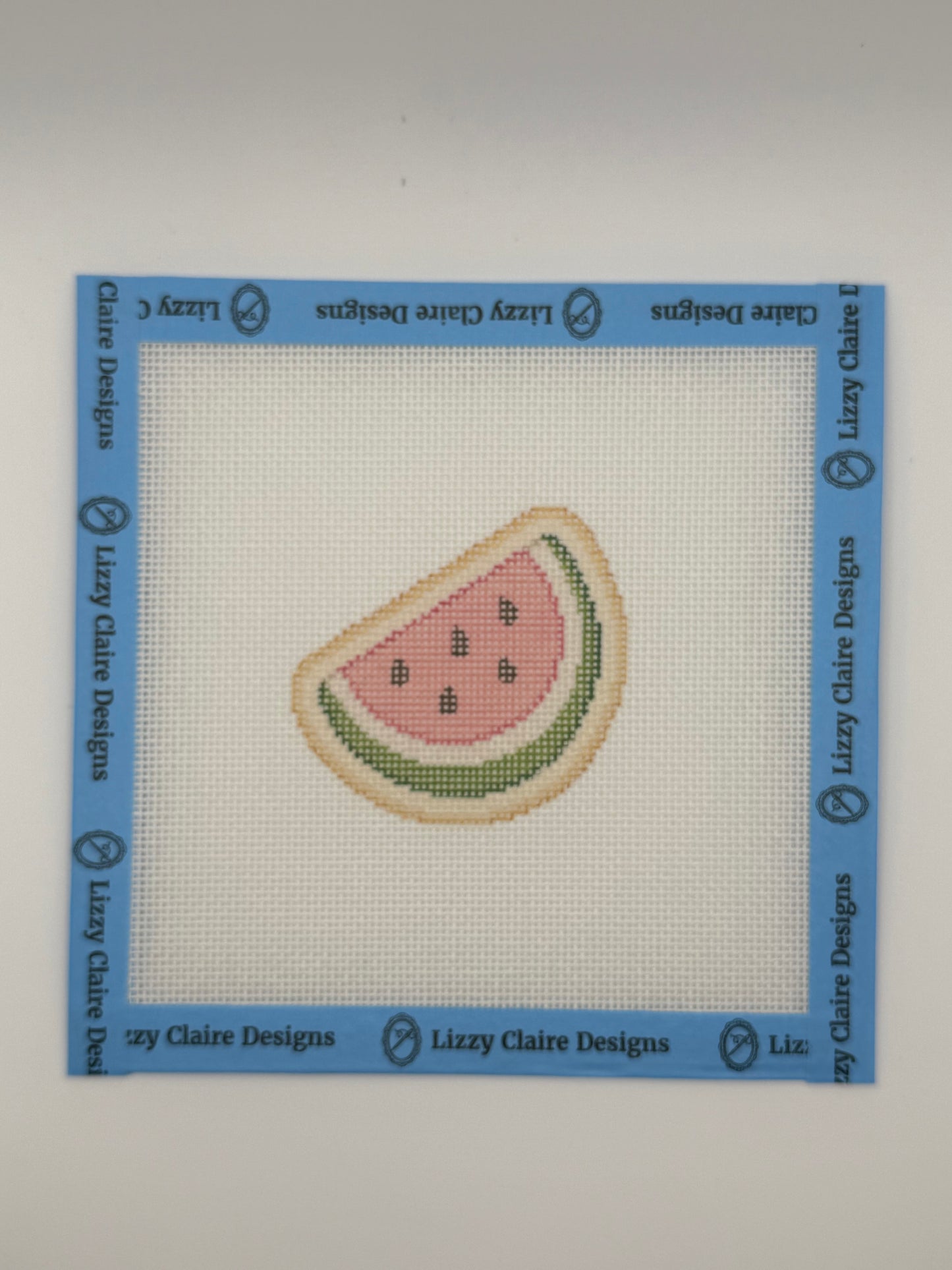 Watermellon - The Royal Icing Collection - 18 mesh - 6 x 6 - Needlepoint Canvas