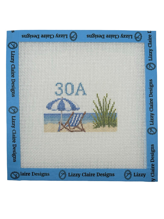 30A - Luggage Tag Size - 18 Mesh - 6 x 6 - Needlepoint Canvas