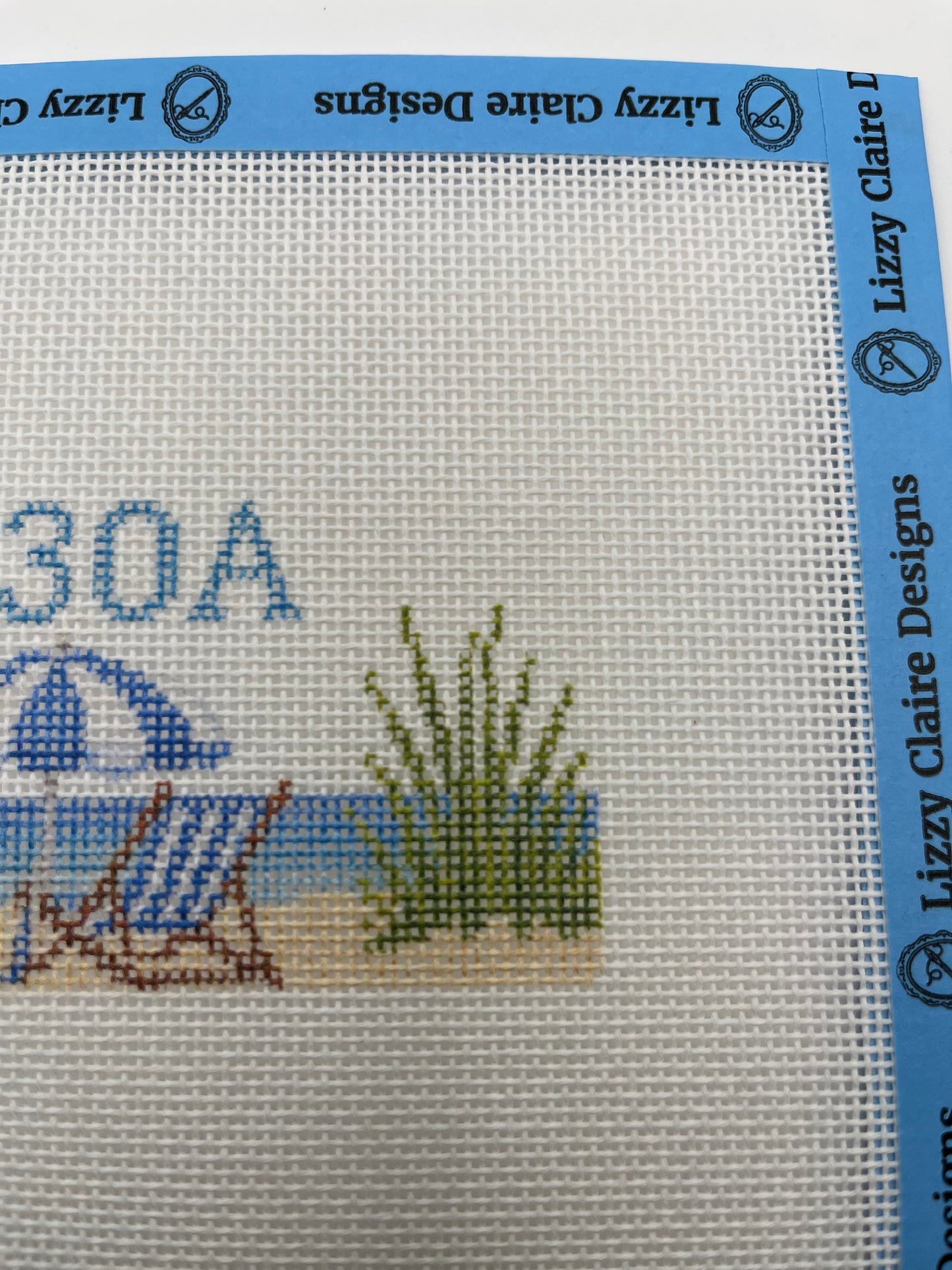 30A - Luggage Tag Size - 18 Mesh - 6 x 6 - Needlepoint Canvas