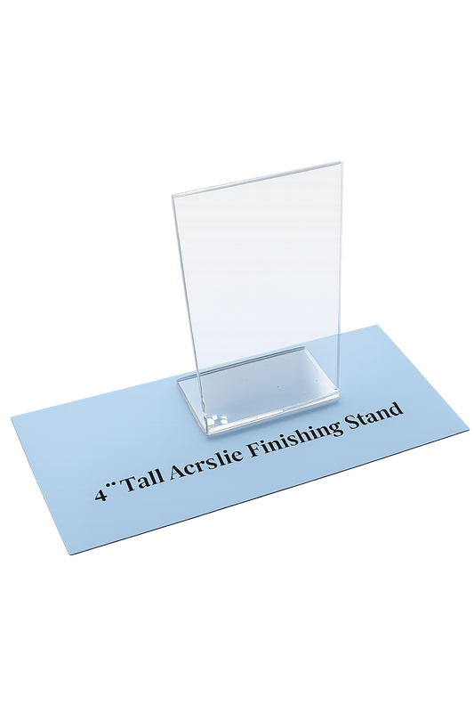 4-Inch Acrylic Finishing Stand