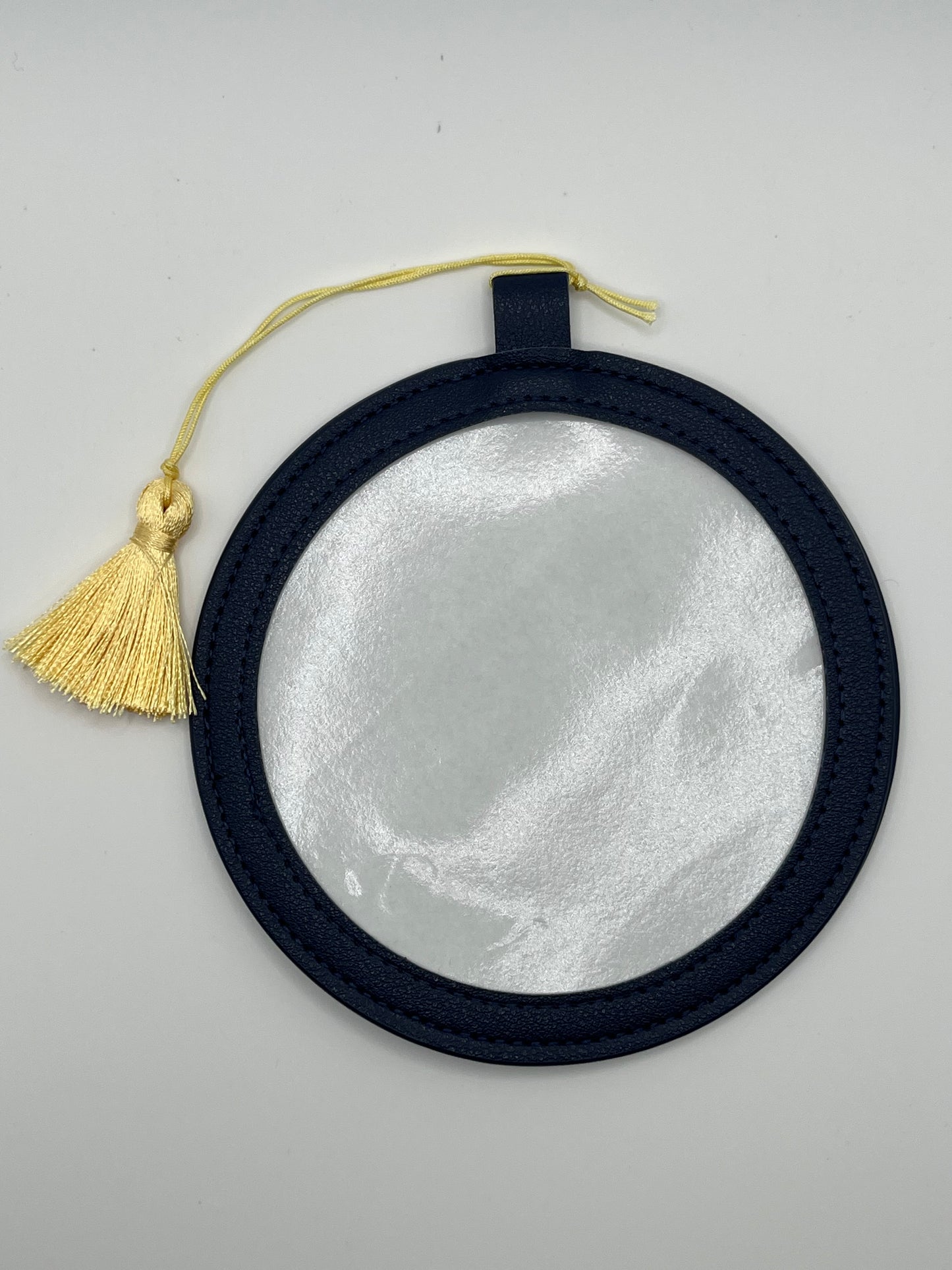 4" Pu Leather Needlepoint Finishing Ornament