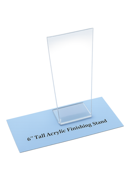 6-Inch Acrylic Finishing Stand