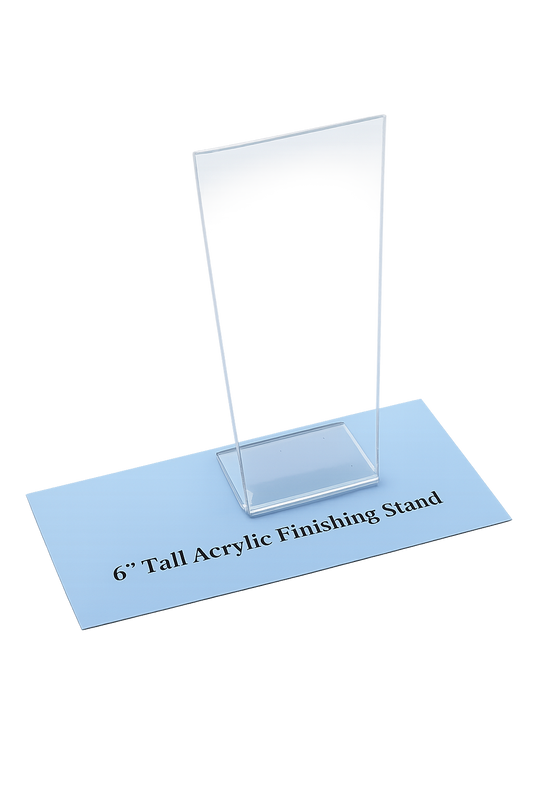 6-Inch Acrylic Finishing Stand