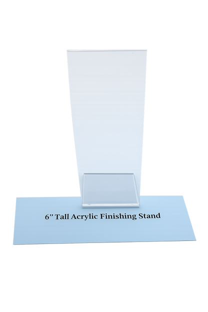 6-Inch Acrylic Finishing Stand