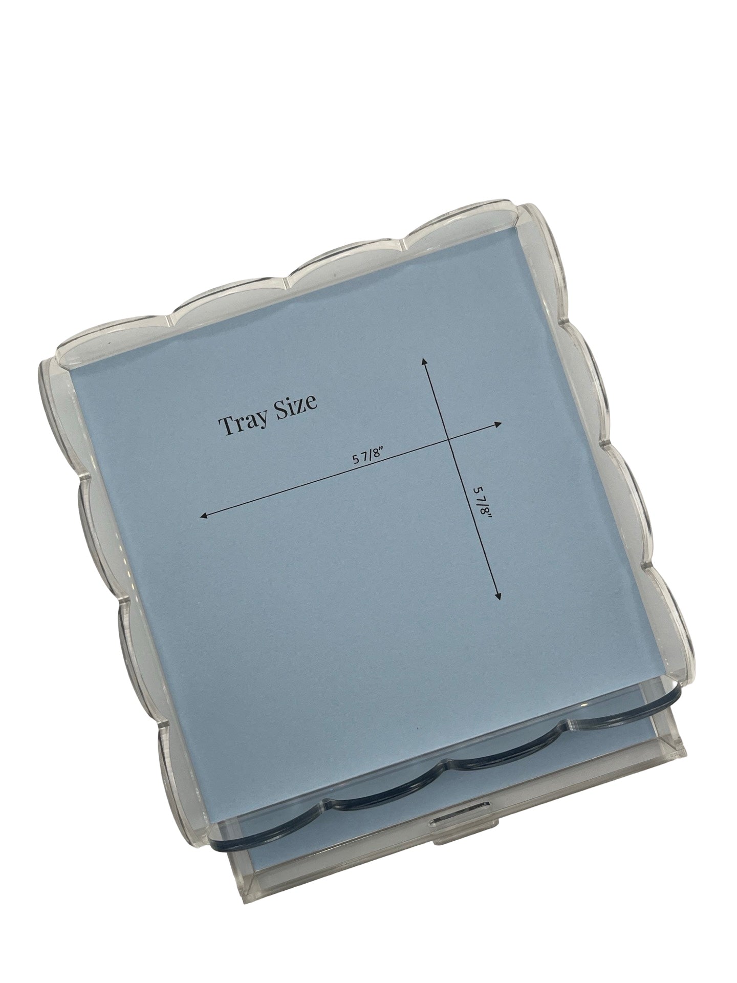 6x6 inch Acrylic Needlepoint Finishing Tray