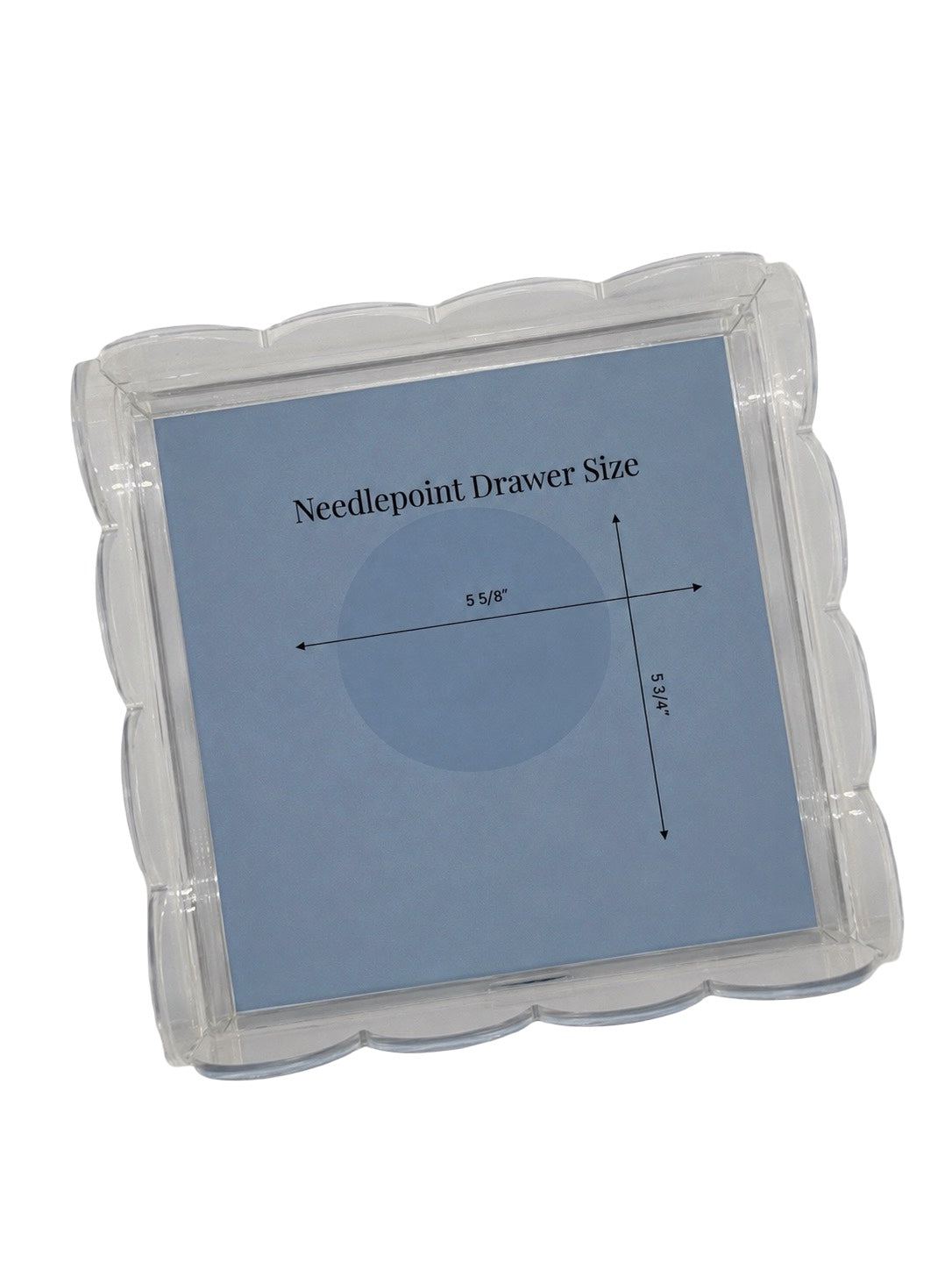 6x6 inch Acrylic Needlepoint Finishing Tray
