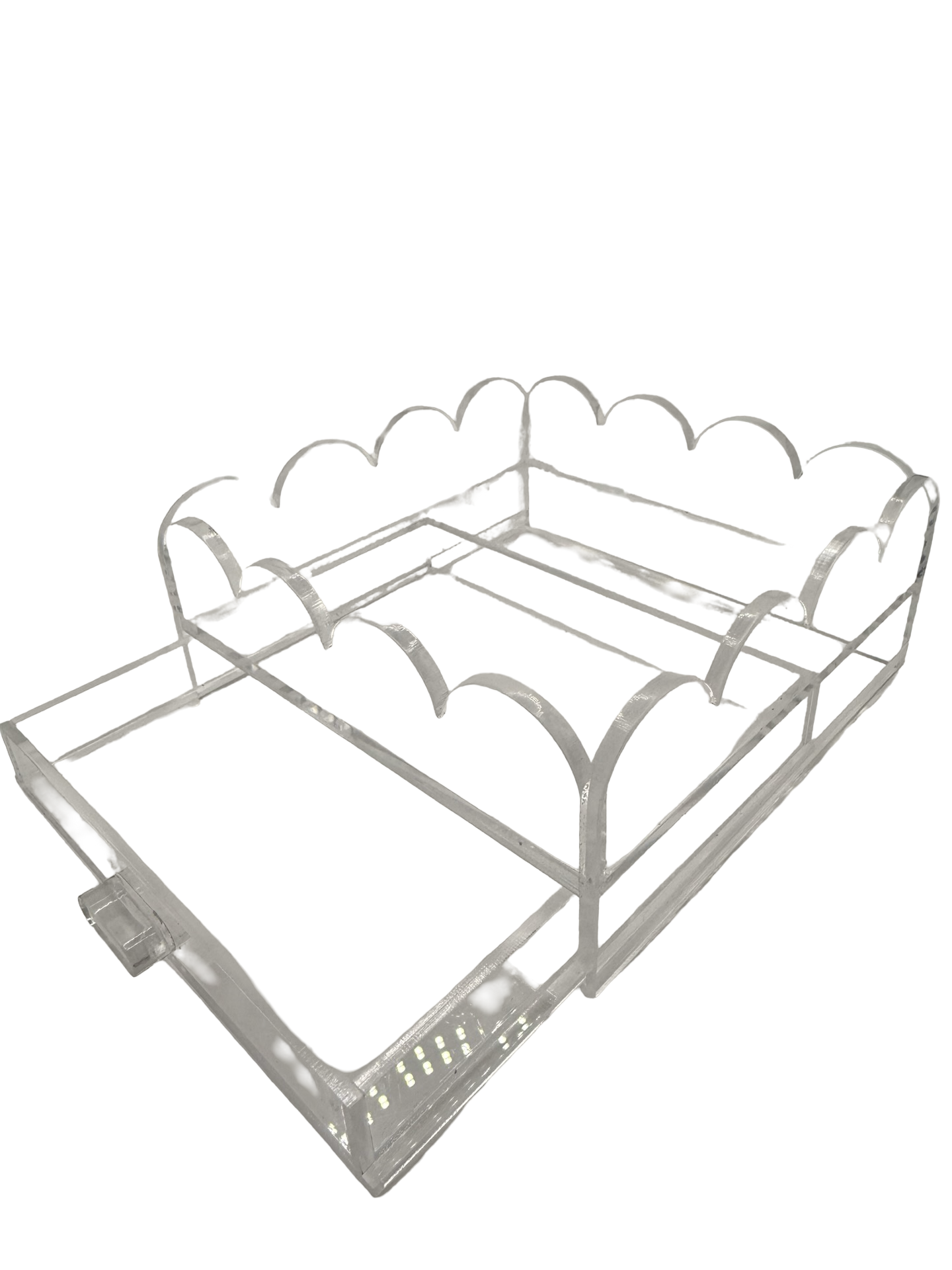 Acrylic Needlepoint Finishing Tray (5 x 5 inch)
