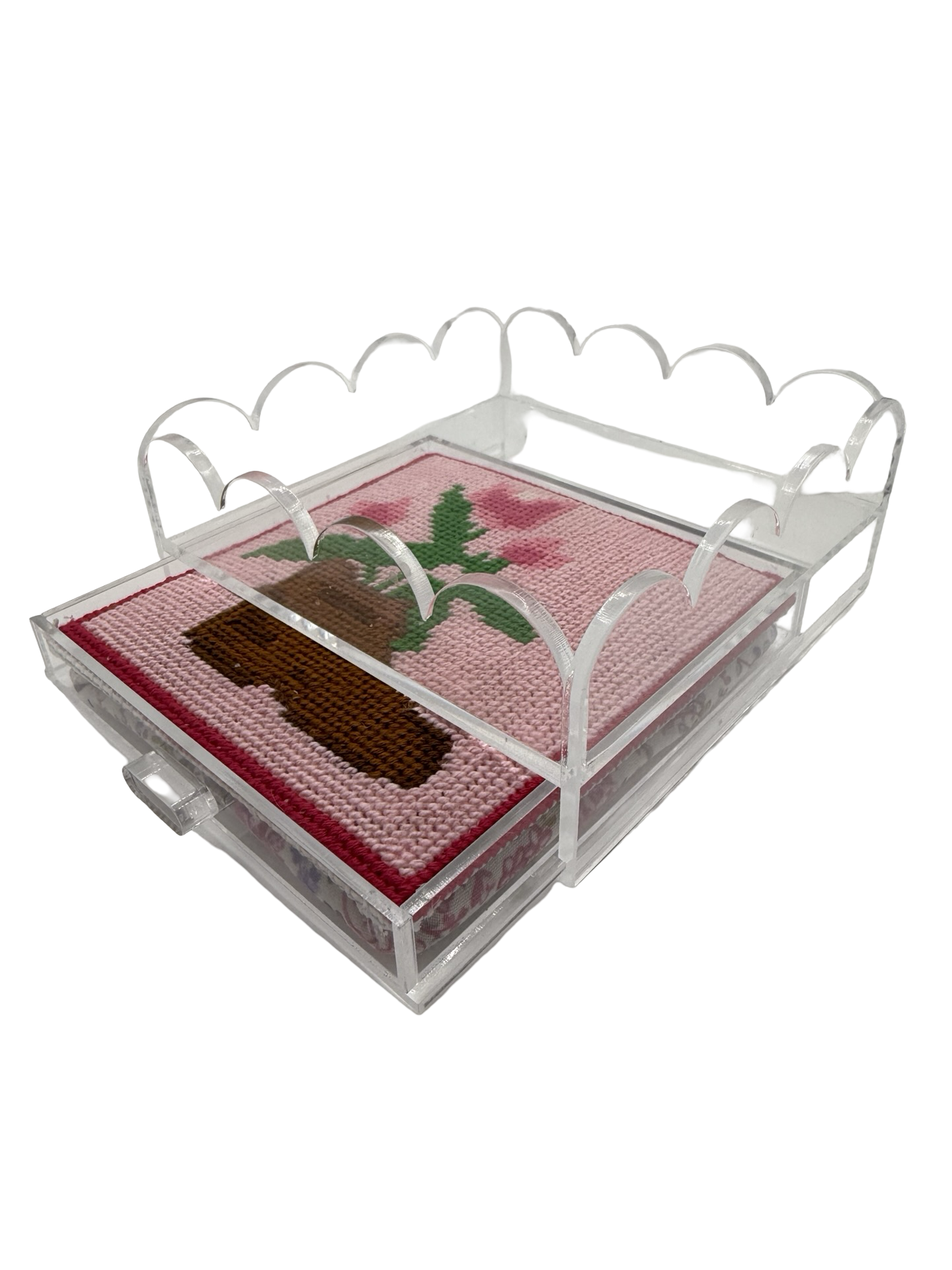 Acrylic Needlepoint Finishing Tray (5 x 5 inch)