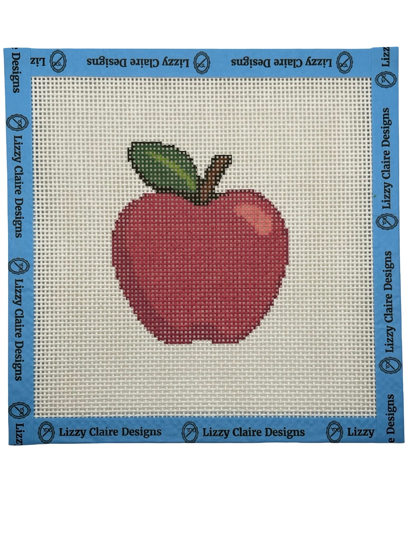 Apple Canvas - 13 mesh - 7 x 7 - Needlepoint Canvas