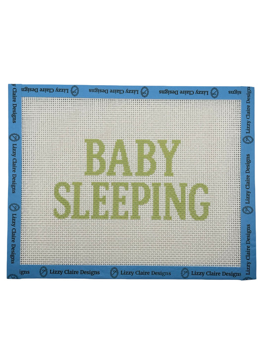 Baby Sleeping - 13 mesh - 9 x 7- Needlepoint Canvas