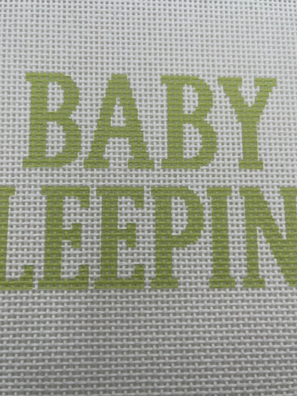 Baby Sleeping - 13 mesh - 9 x 7- Needlepoint Canvas