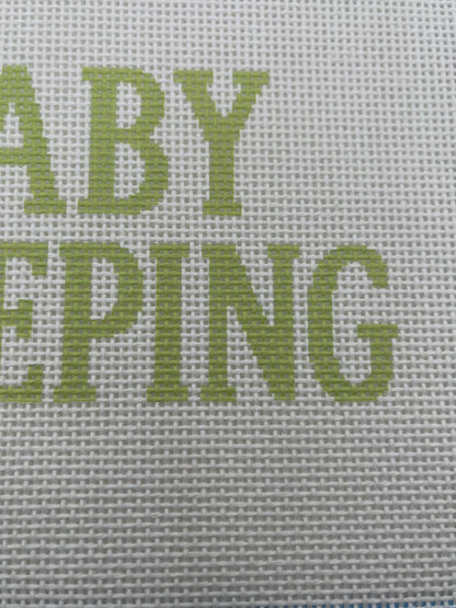 Baby Sleeping - 13 mesh - 9 x 7- Needlepoint Canvas