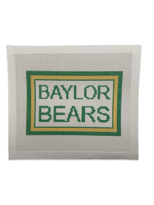 Baylor Bears Needlepoint Canvas