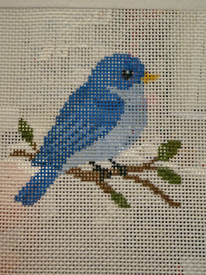 Bluebird - 13 mesh - 7 x 7 - Needlepoint Canvas