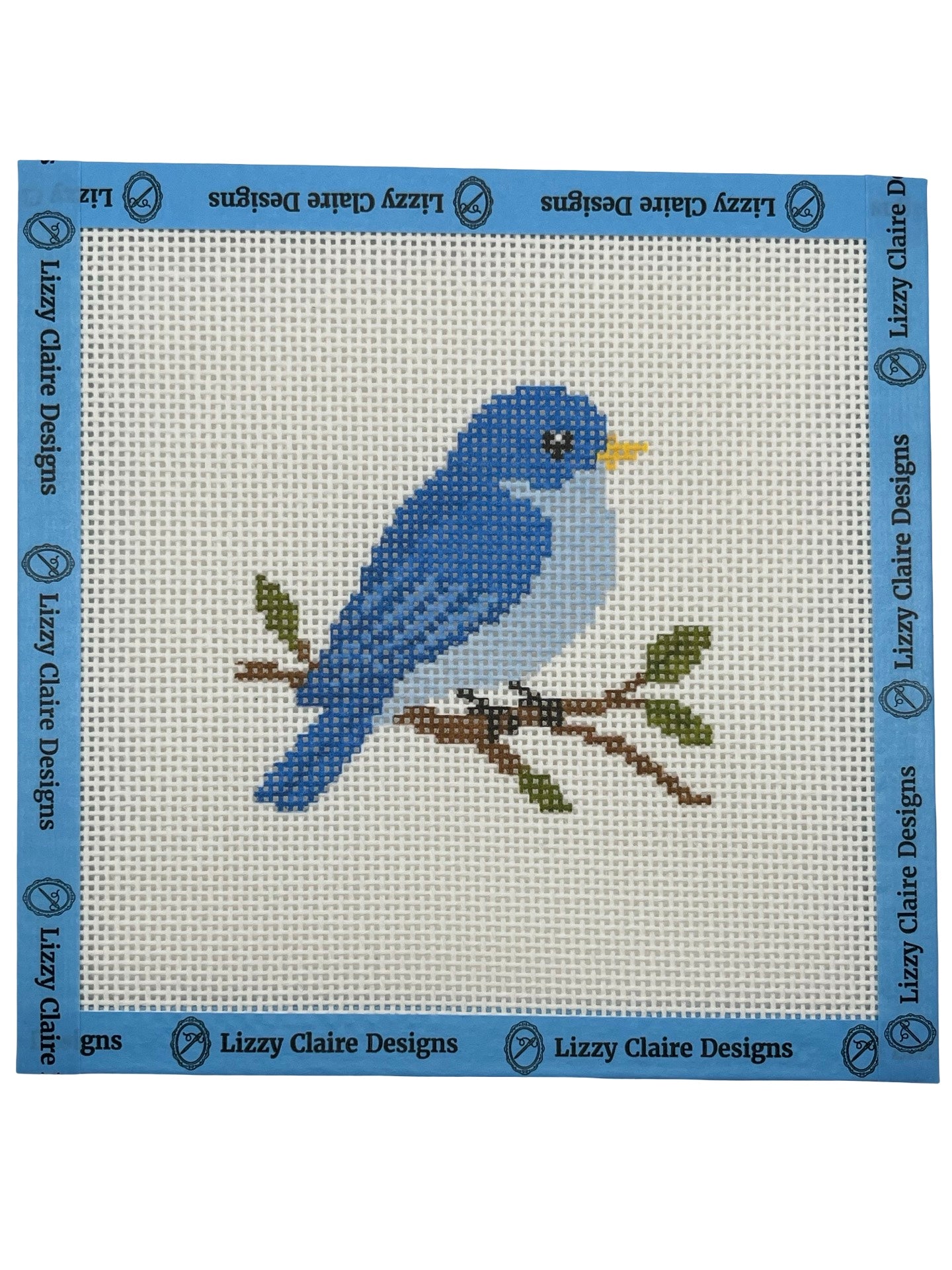 Bluebird - 13 mesh - 7 x 7 - Needlepoint Canvas