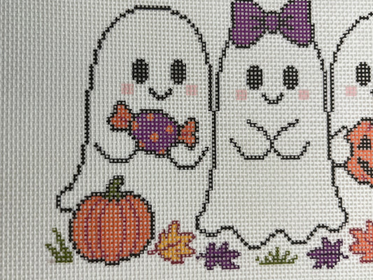 Boo Besties - 18 mesh - 10 x 8 - Needlepoint Canvas