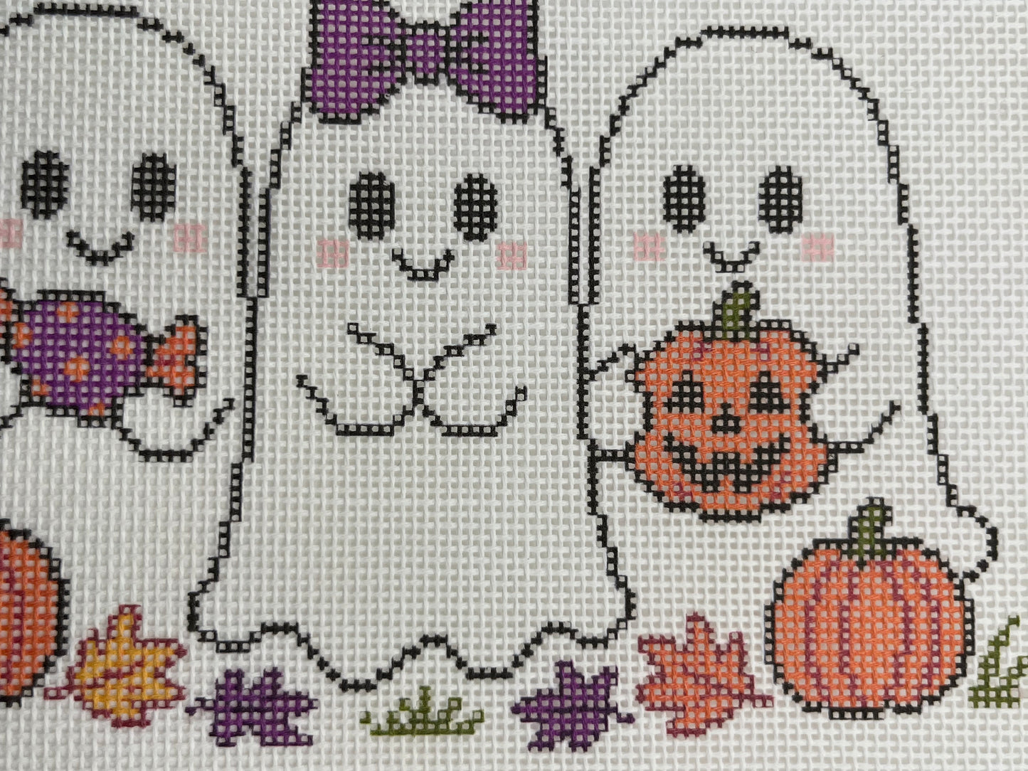 Boo Besties - 18 mesh - 10 x 8 - Needlepoint Canvas