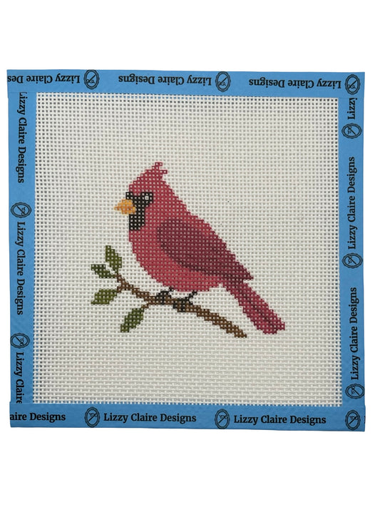 Lizzy Claire's Bird Collection - 13 mesh - 7 x 7 - 4 canvas set - Needlepoint Canvas