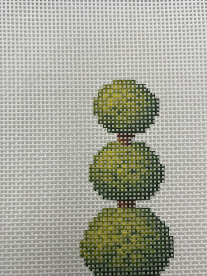 Chinoiserie Topiary - 13 Mesh - 8 x 10 - Needlepoint Canvas