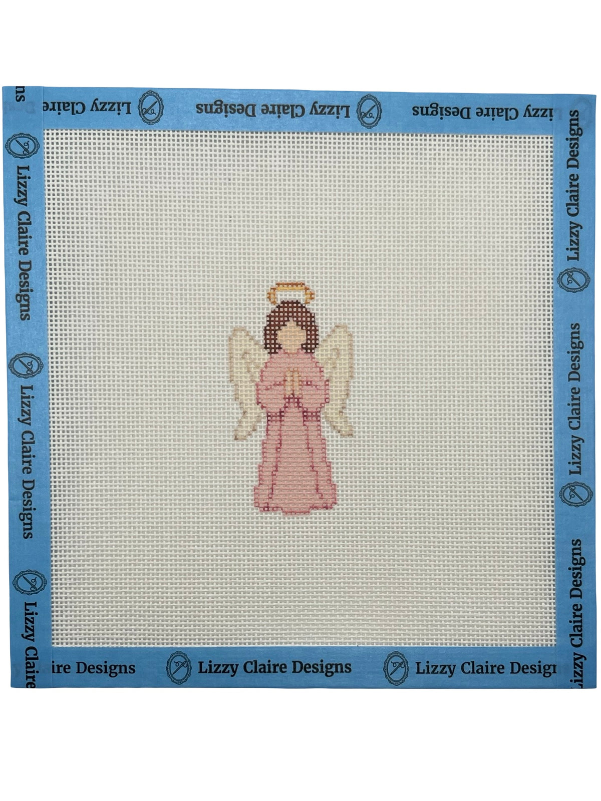 Christmas Nativity Set - Angel - 18 mesh - 7 x 7 - Needlepoint Canvas