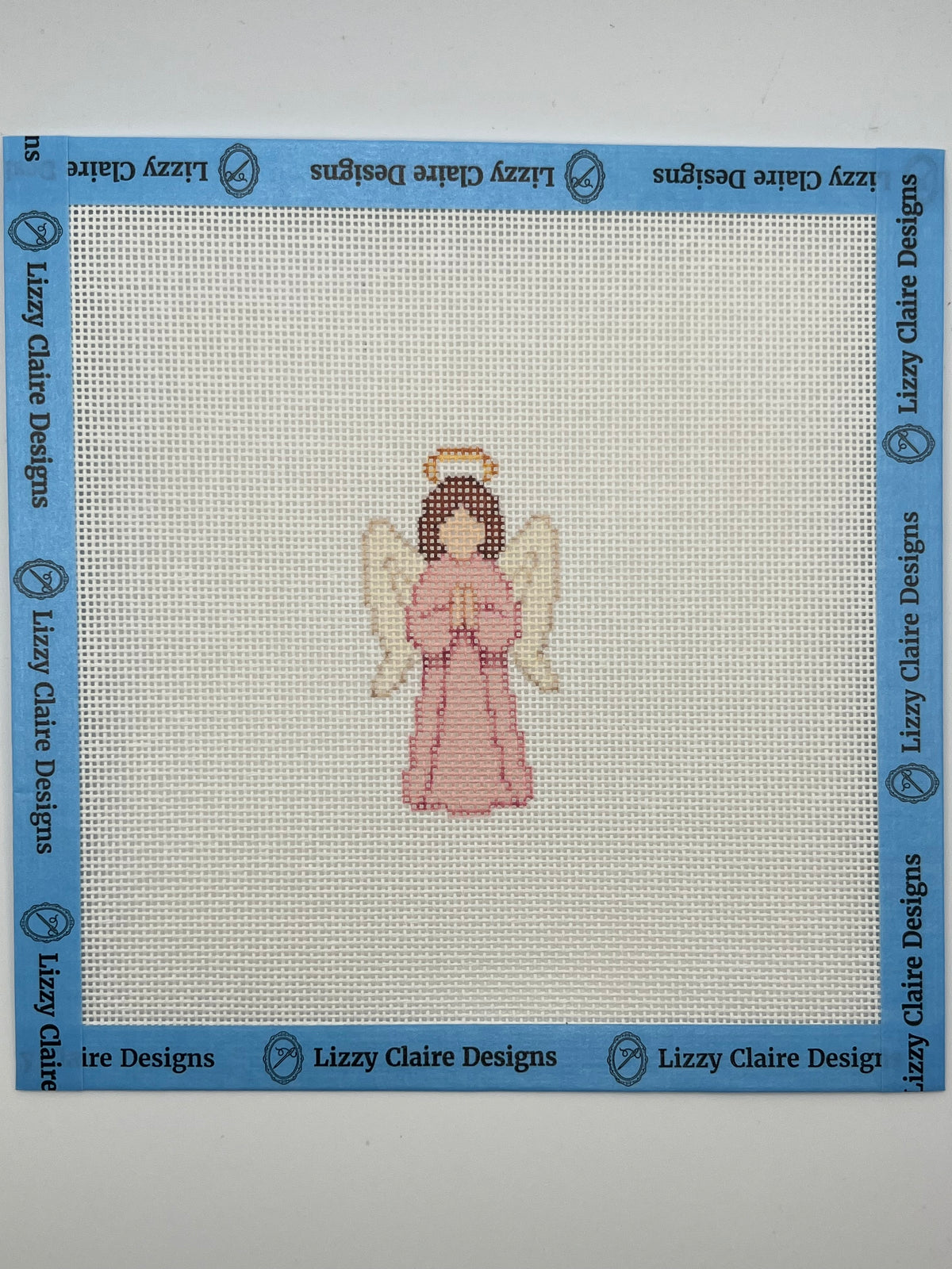 Christmas Nativity Set - Angel - 18 mesh - 7 x 7 - Needlepoint Canvas