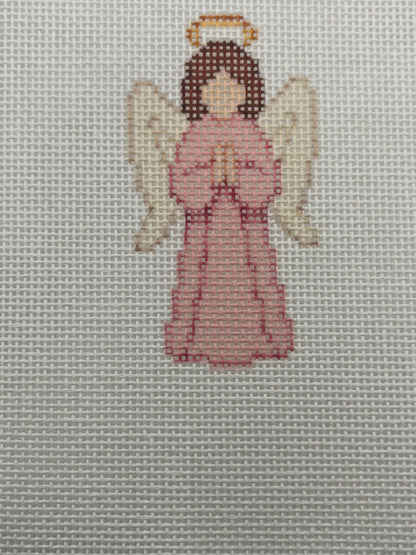 Christmas Nativity Set - Angel - 18 mesh - 7 x 7 - Needlepoint Canvas