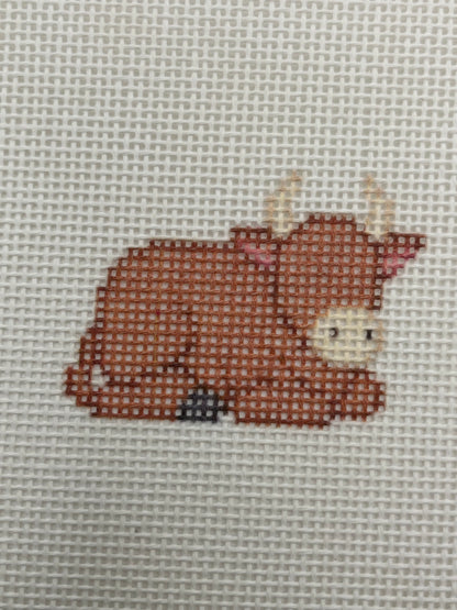 Christmas Nativity Set - Animals - 4 Canvas Set - 18 mesh - Needlepoint Canvases