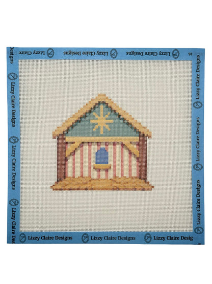 Christmas Nativity Set - Basic Set - 18 mesh - 4 Needlepoint Canvases