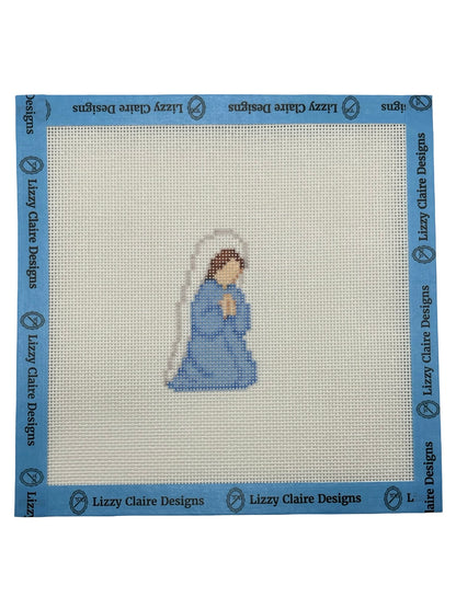 Christmas Nativity Set - Mary Joseph and  Jesus - 3 Canvas Set - 18 mesh  - Needlepoint Canvases