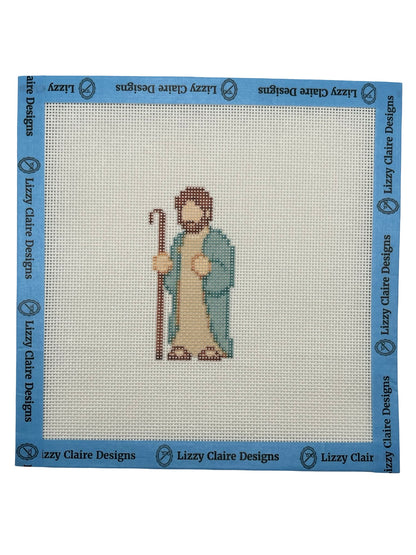 Christmas Nativity Set - Mary Joseph and  Jesus - 3 Canvas Set - 18 mesh  - Needlepoint Canvases