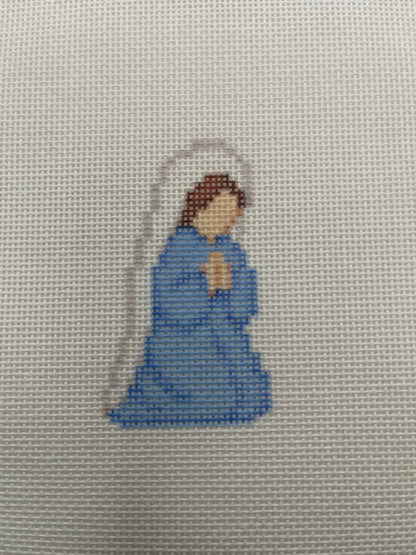Christmas Nativity Set - Mary Joseph and  Jesus - 3 Canvas Set - 18 mesh  - Needlepoint Canvases