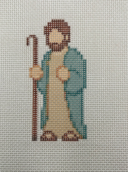 Christmas Nativity Set - Mary Joseph and  Jesus - 3 Canvas Set - 18 mesh  - Needlepoint Canvases