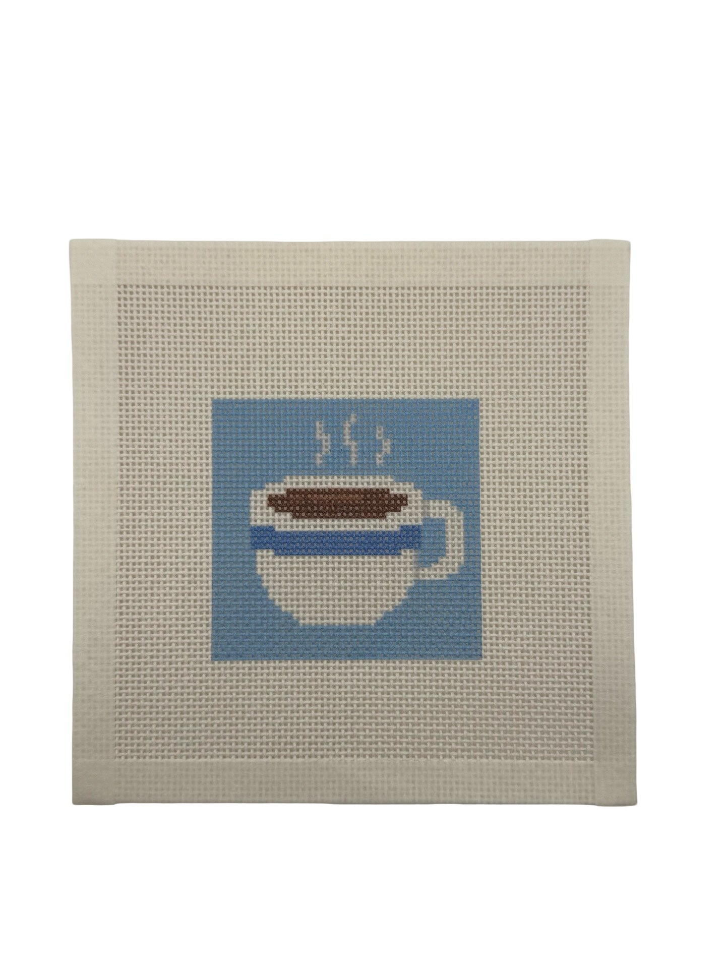 Coffee Cup - 13 mesh - 7 x 7 - Needlepoint Canvas