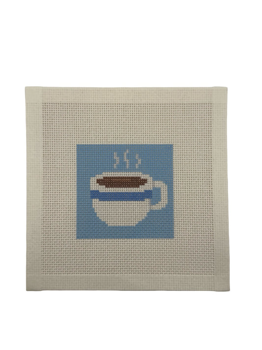 Coffee Cup - 13 mesh - 7 x 7 - Needlepoint Canvas