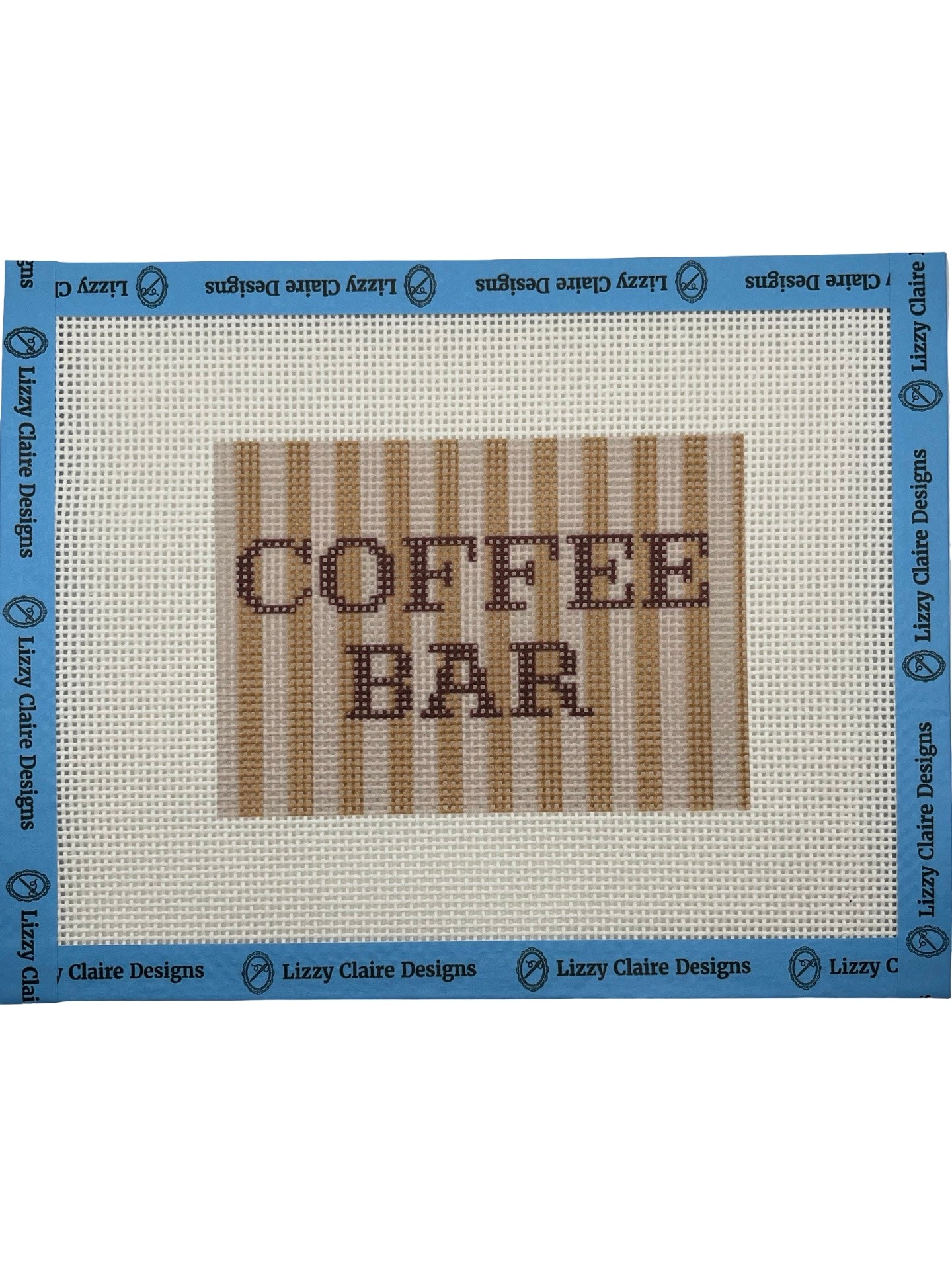 Coffee Bar - 13 mesh - 9x7 - Needlepoint Canvas