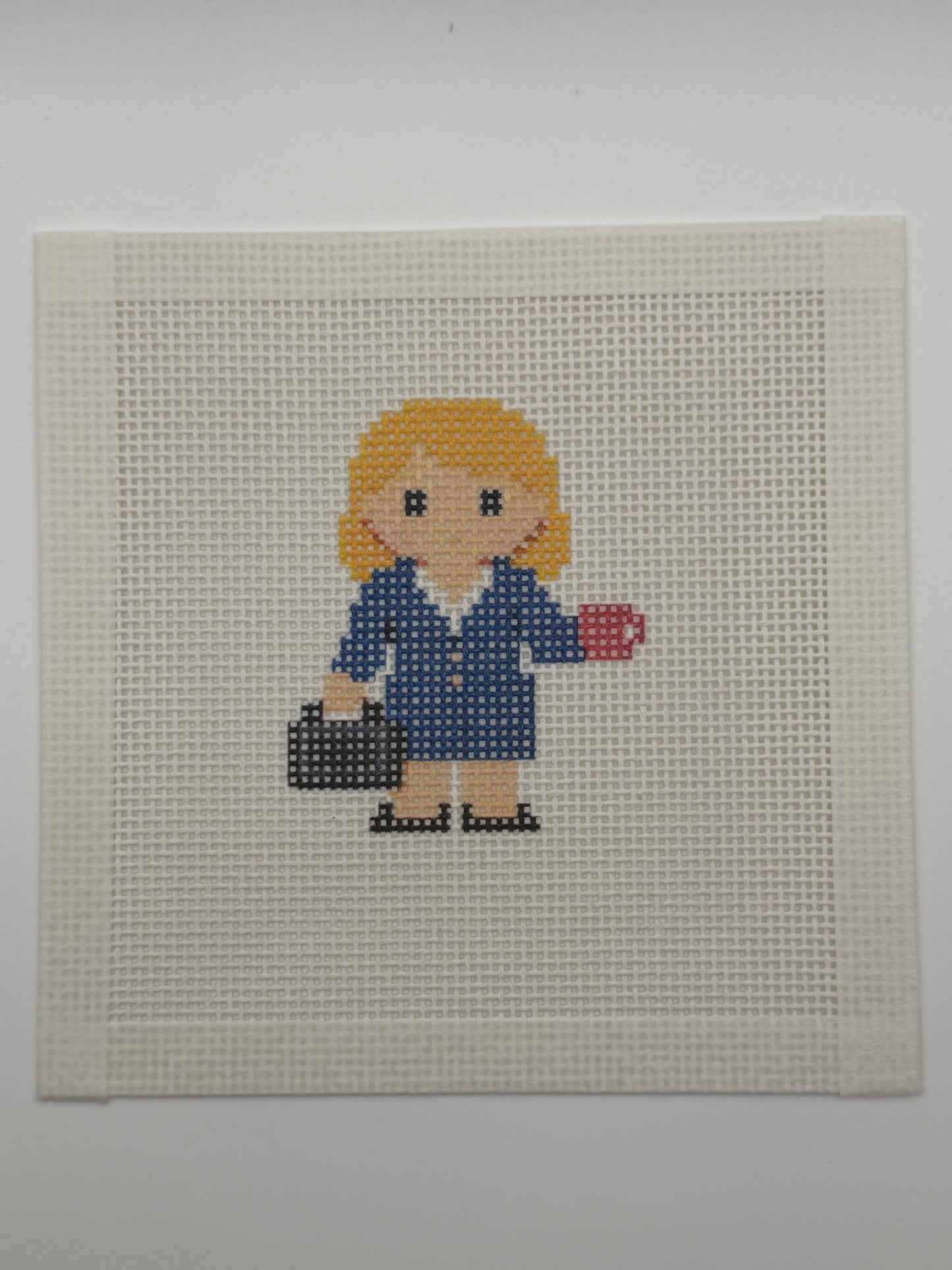 Corporate Lizzy Claire - 13 mesh - 6 x 6 - Needlepoint Canvas