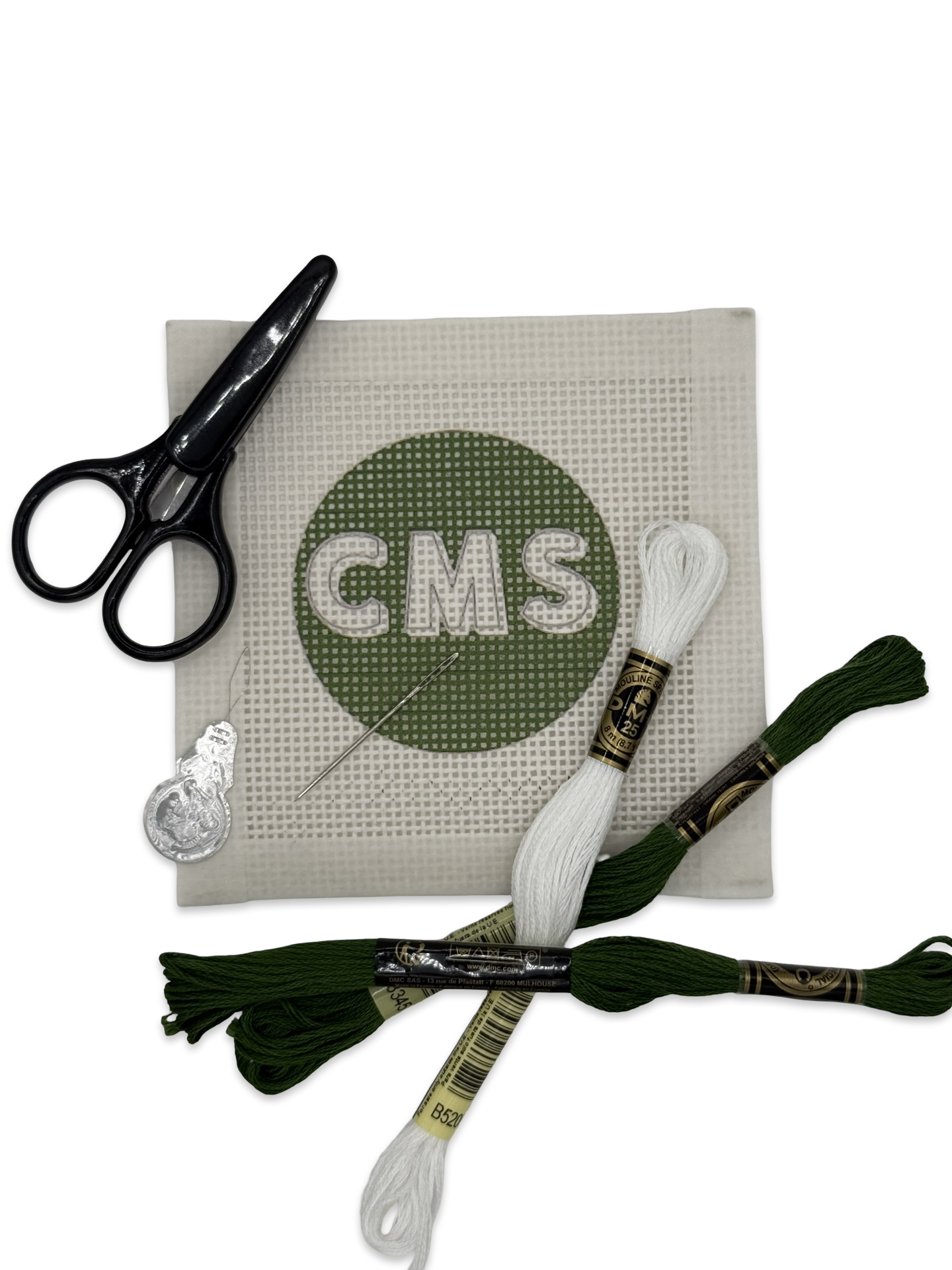 Creekwood Middle School Needlepoint Round Kit
